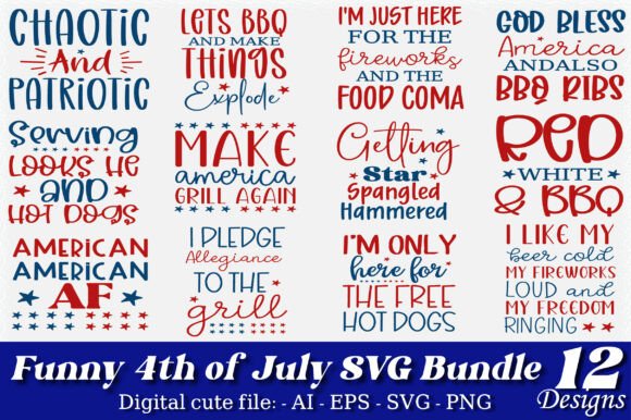 Funny 4th of July SVG Bundle Review