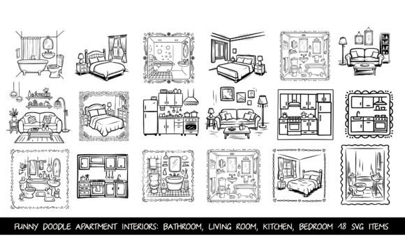 Funny Doodle Apartment Interiors SVG: A Designer’s Real-World Embroidery Review