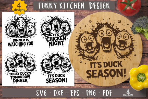 Funny Farm Animal Dinner SVG Review for Real Embroidery Projects