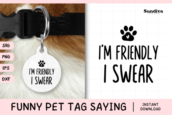 Funny Pet Tag Saying SVG 14 Review for Real Embroidery Projects