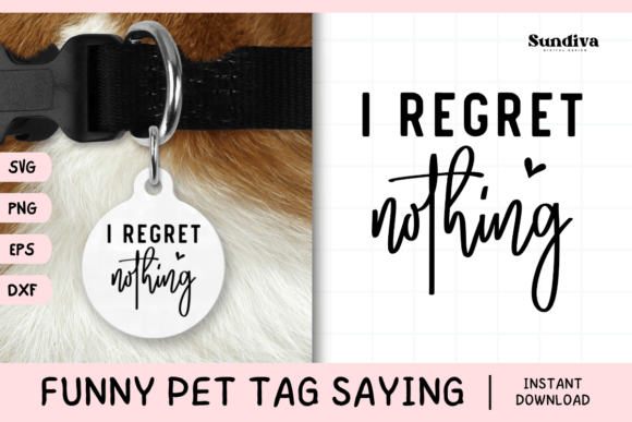 Funny Pet Tag Saying SVG 27 Review for Real Embroidery Projects