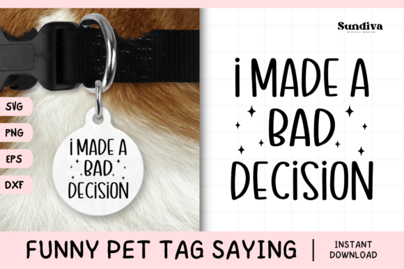 Funny Pet Tag Saying SVG 33 Review for Real Embroidery Projects