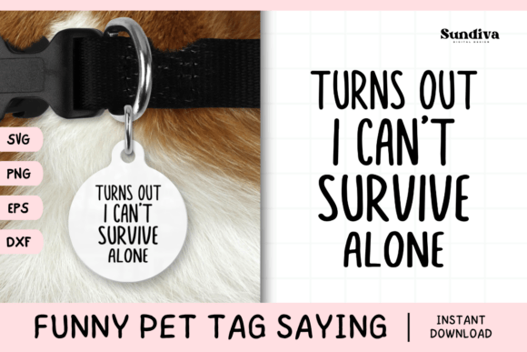 Funny Pet Tag Saying SVG 57 Review