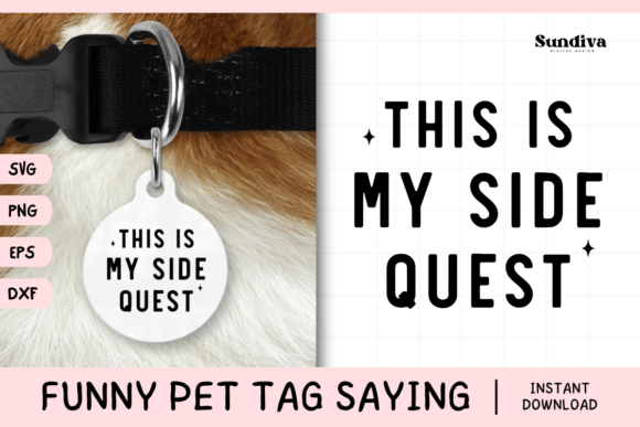Funny Pet Tag Saying SVG 60 Review for Real Embroidery Projects