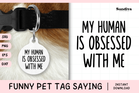 Funny Pet Tag Saying SVG 7: A Playful Design for Pet Lovers’ Projects