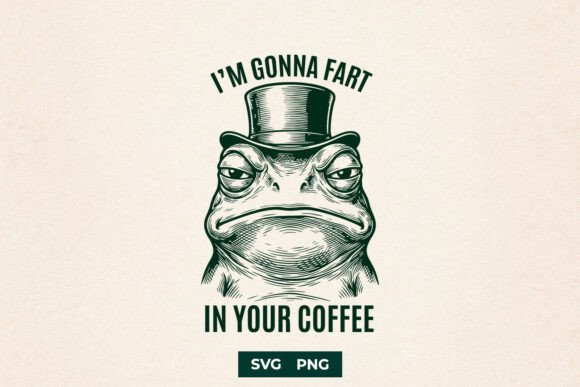 Funny Toad Coffee Fart SVG PNG Art: A Designer’s Honest Review